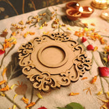 Ornate Squircle Tea Light Candle Holder A