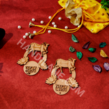 Shubh Labh Sohn Diwali Decor Pichwai Cow