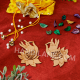 Shubh Labh Sohn Diwali Decor Hast Mudra
