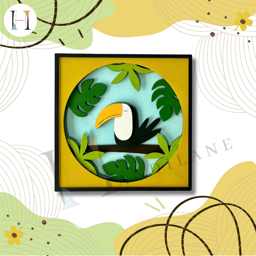 Perky Toucan - 3D Painting Kit