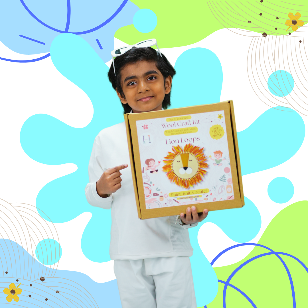 Lion Loops - Wool Craft Kit