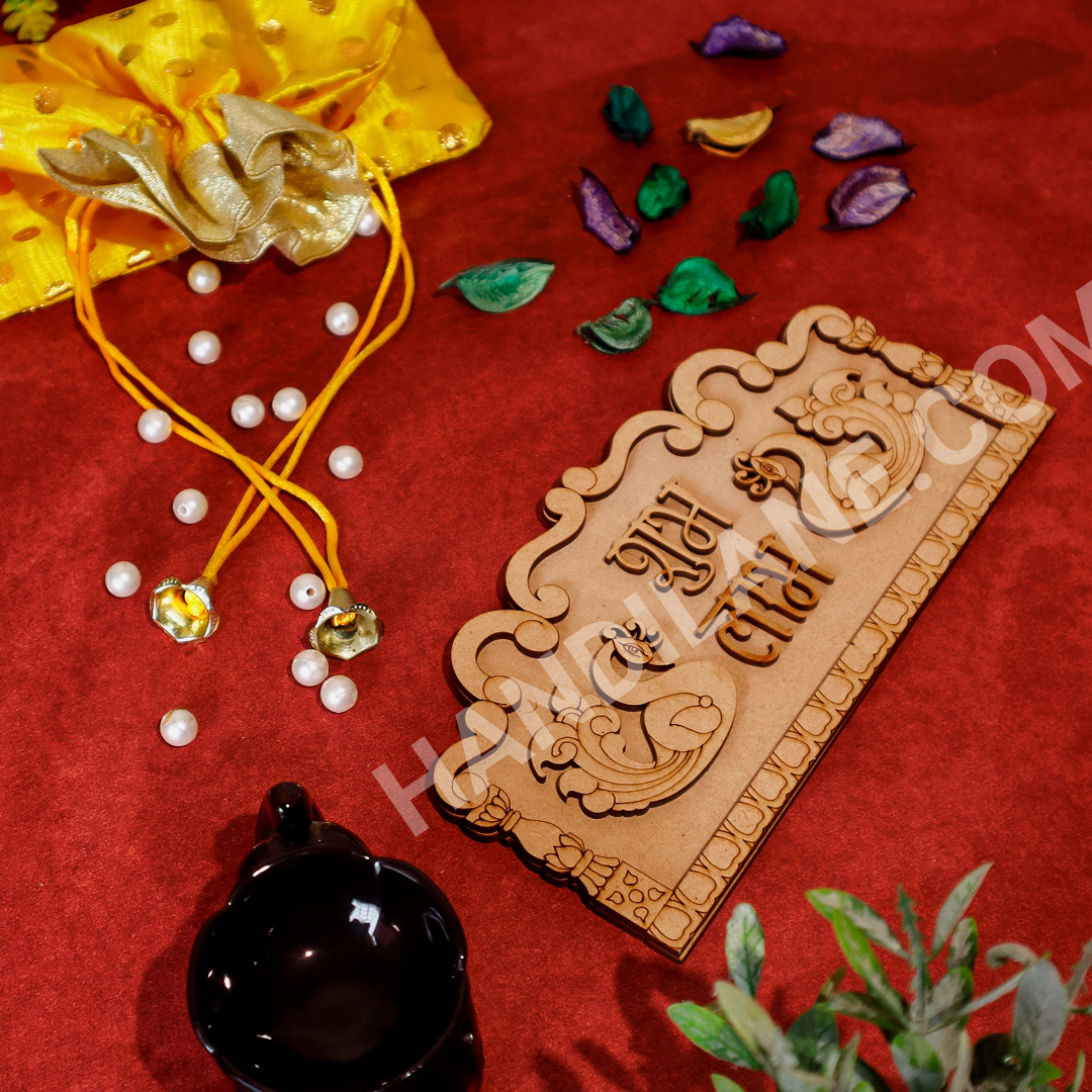 Shubh Labh Sohn Diwali Decor Mayuram