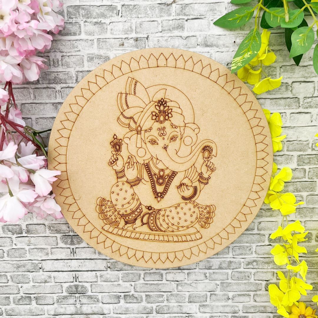 Lippan Art Wall Panel Ganpati Vandan