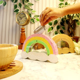 Acrylic Glass Piggy Bank Rainbow