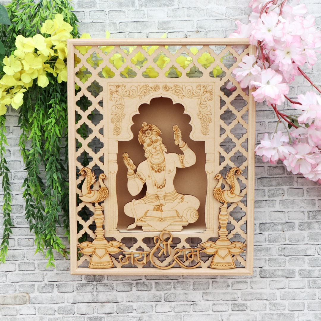 Big Jharokha Set with Hanuman Ji with Free Shipping