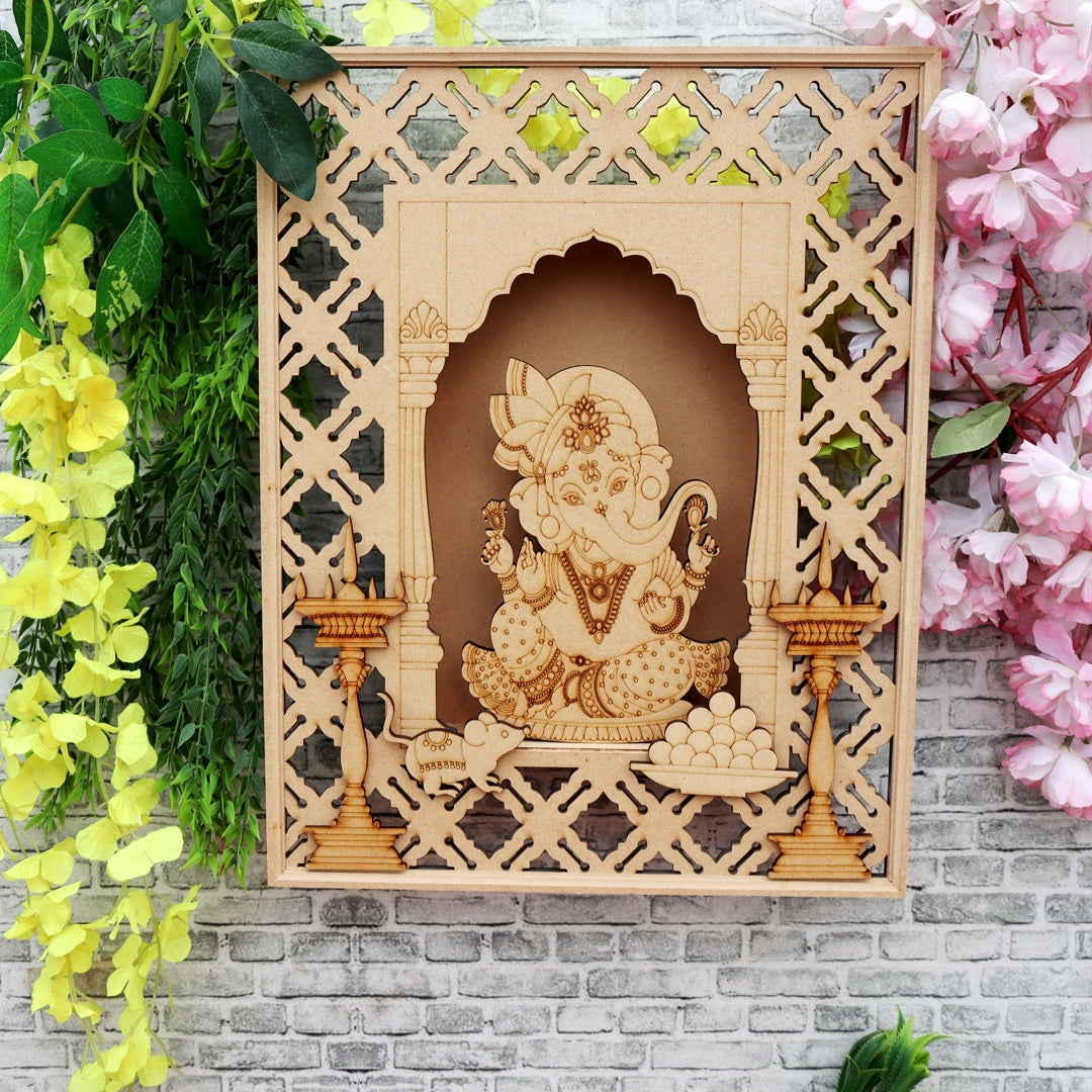 Big Jharokha Set with Ganpati Ji with Free Shipping