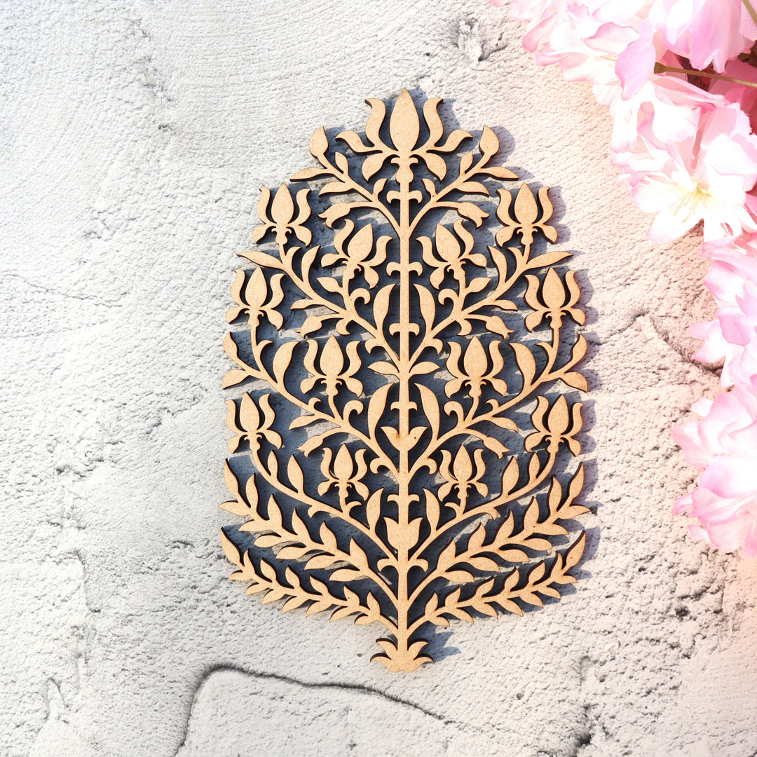 Rajwadi Floral Motif Pre Marked Cutout B