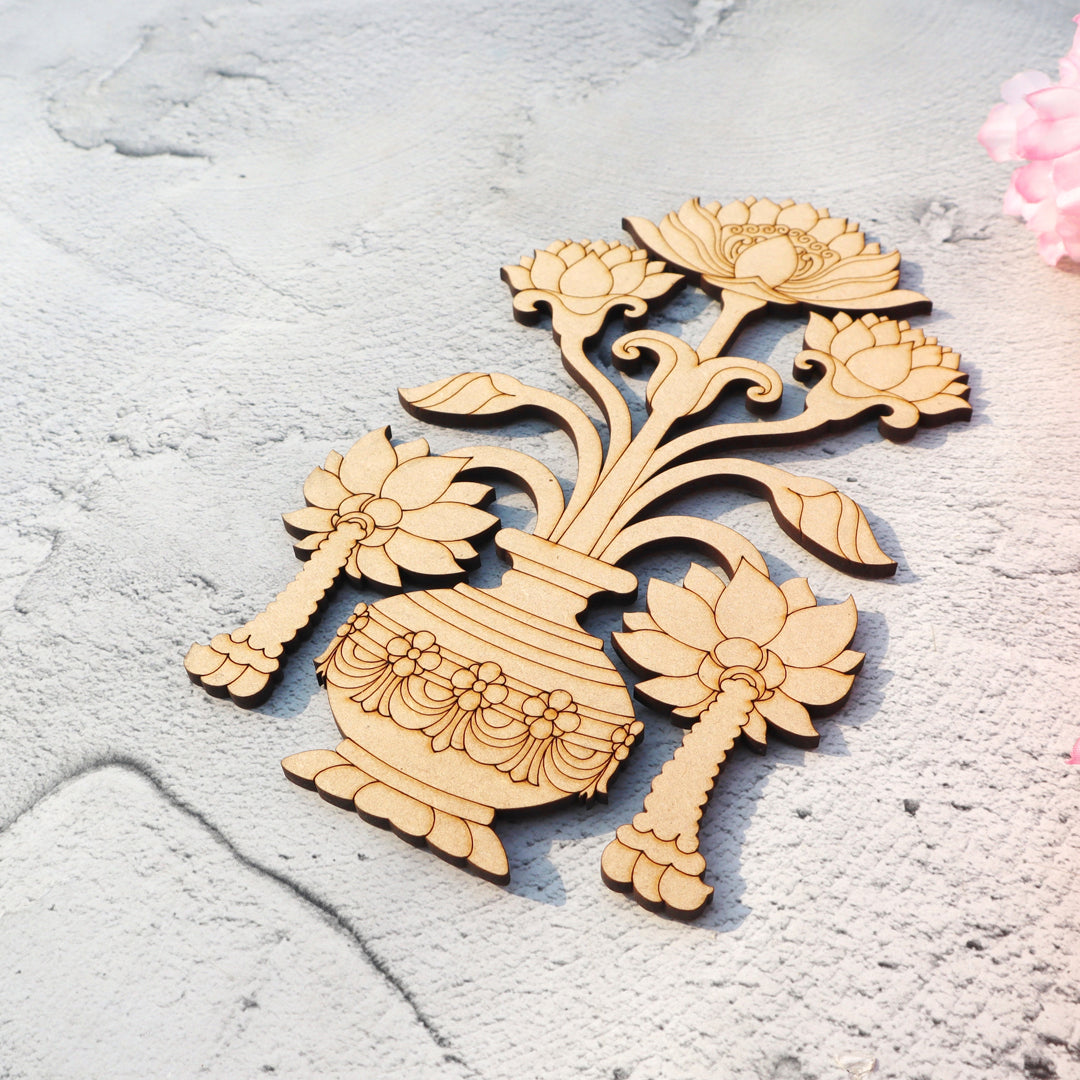 Rajwadi Floral Motif Pre Marked Cutout D