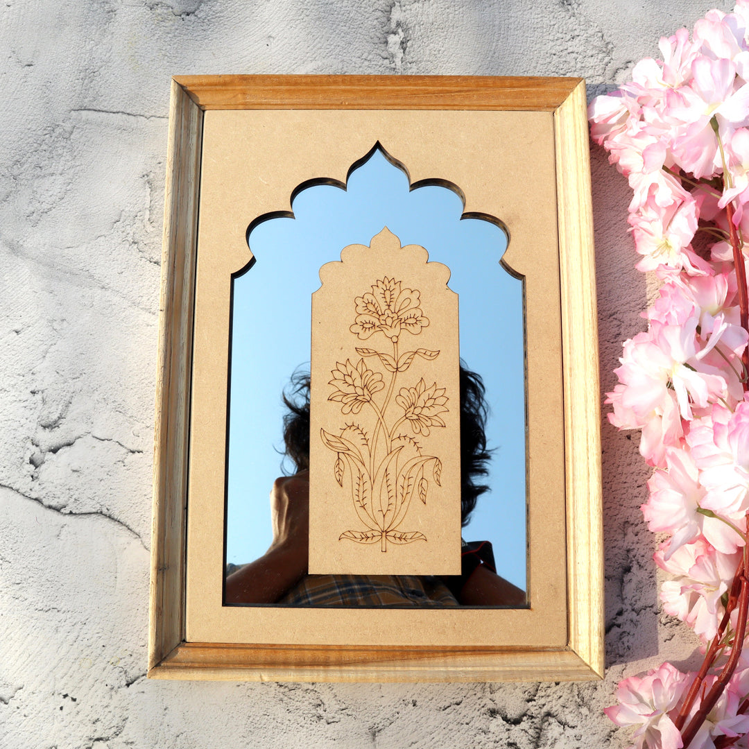 Jharokha Mirror With Premark Panel Pattern A