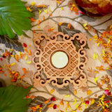 Saras Jali Tea Light Candle Holder