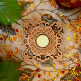 Saras Jali Tea Light Candle Holder