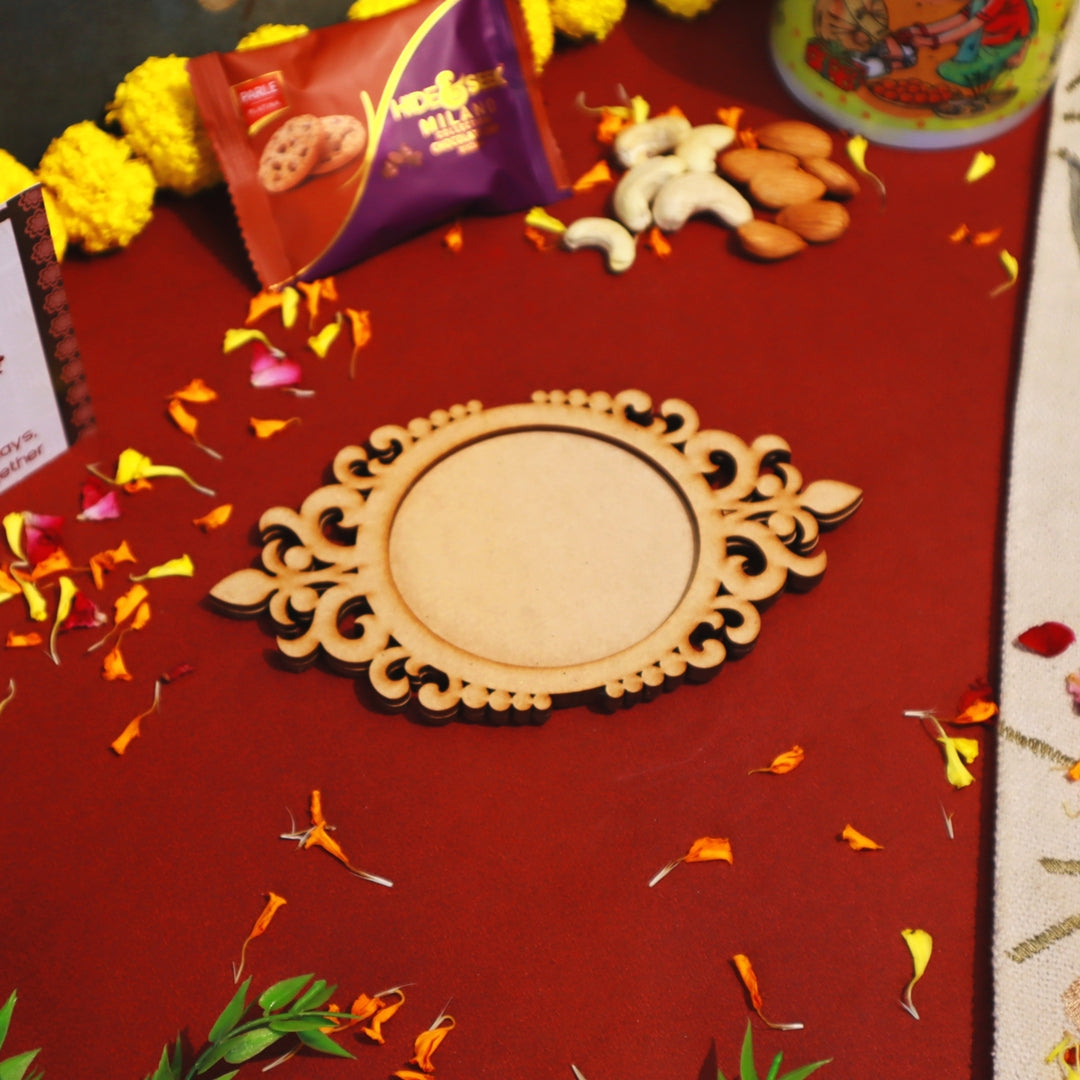 Envelop Mini Platter Photo Magnet Adorned