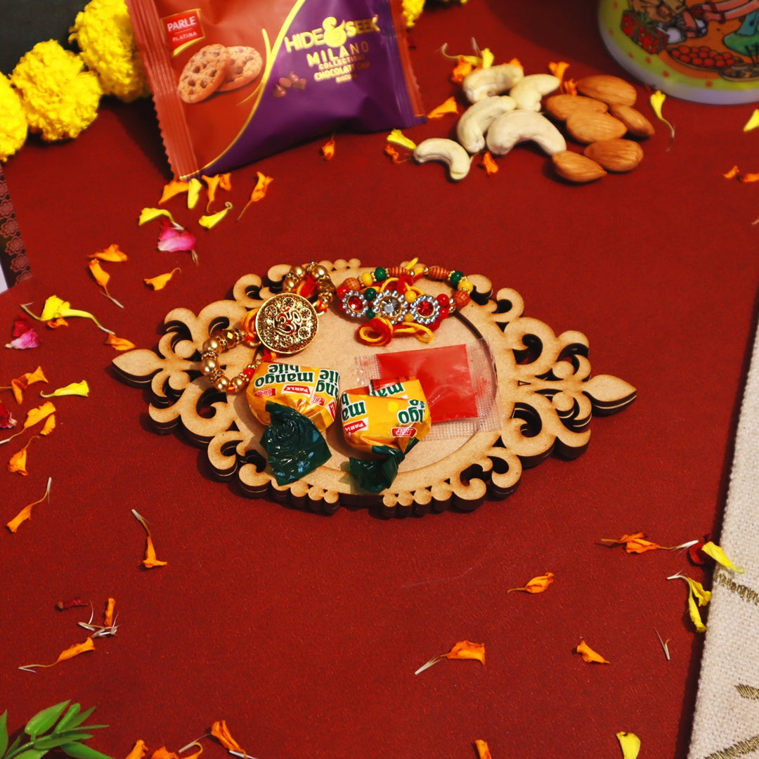 Envelop Mini Platter Photo Magnet Adorned