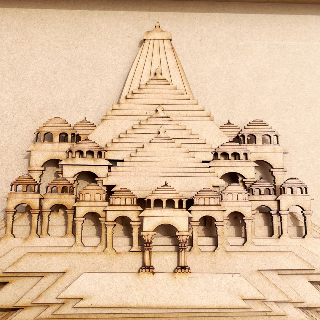 Big Jharokha Set with Ram Mandir with Free Shipping