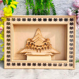 Big Jharokha Set with Ram Mandir with Free Shipping