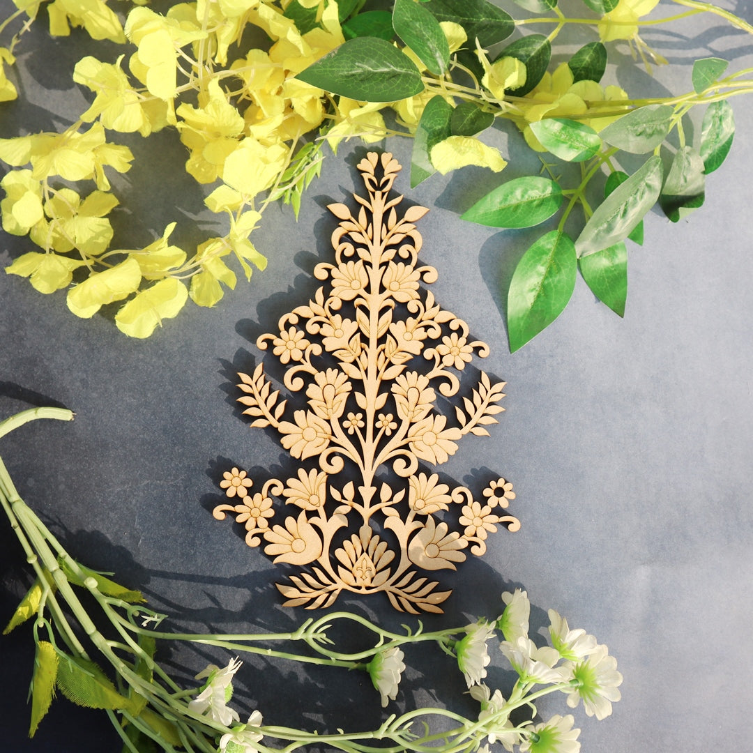 Rajwadi Floral Motif Pre Mark Cutout P