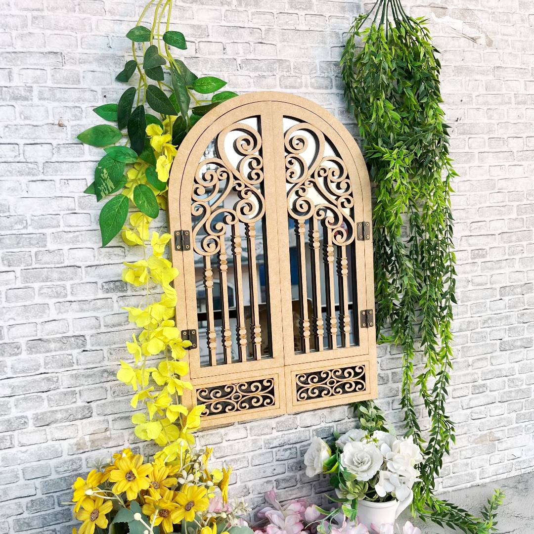 French Arch Cutwork Mirror Monarch