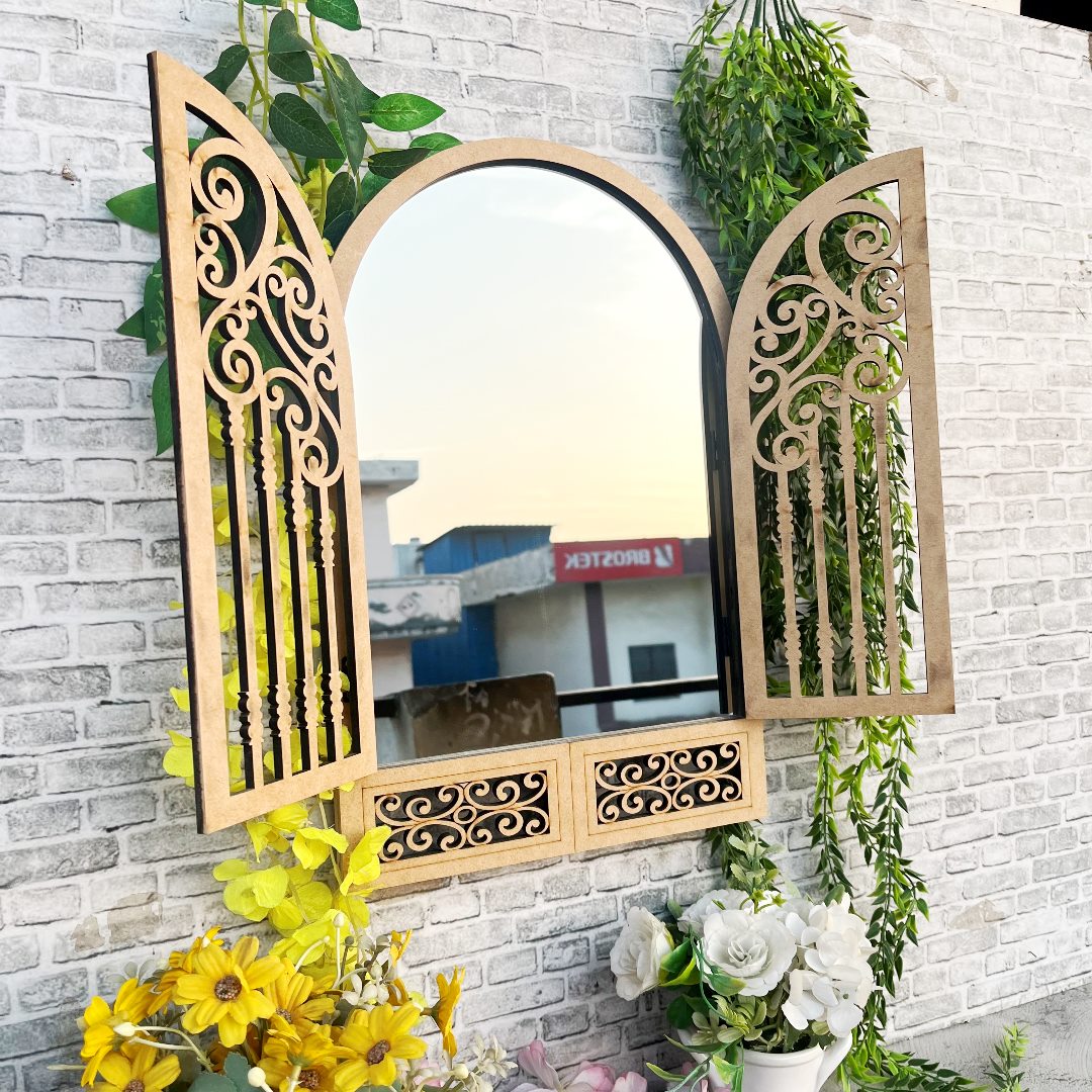 French Arch Cutwork Mirror Monarch