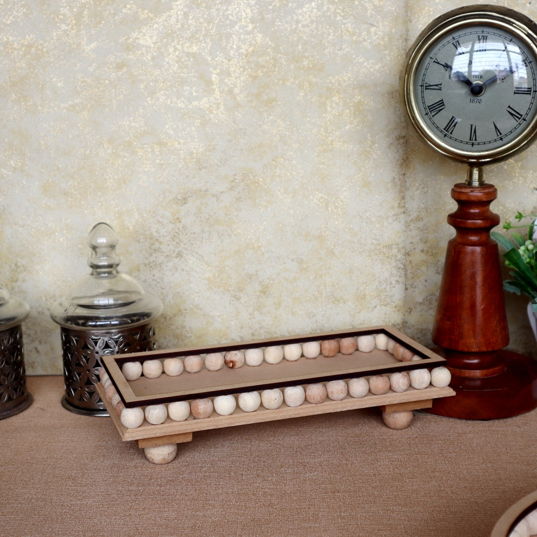 Beaded Platter Rectangle