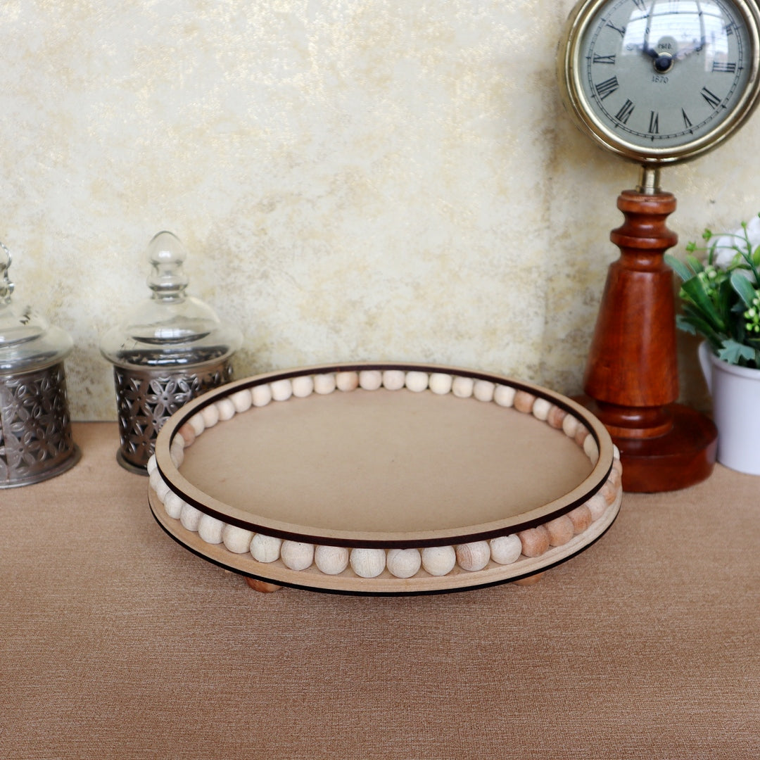 Beaded Platter Circle