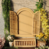 Arch with Beaded Planter Name Plate