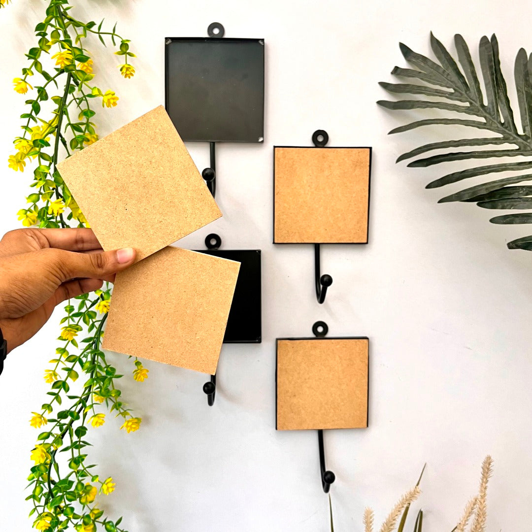 Wrought Iron Tile Key Holder