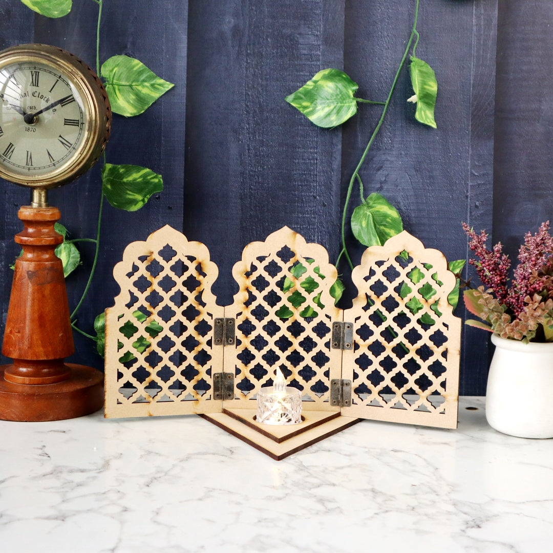 Jali Jharokha T Light Candle Holder Lumiere