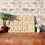 Baby Photo Frame  Handcarved Edges for One Year's Photo Collage