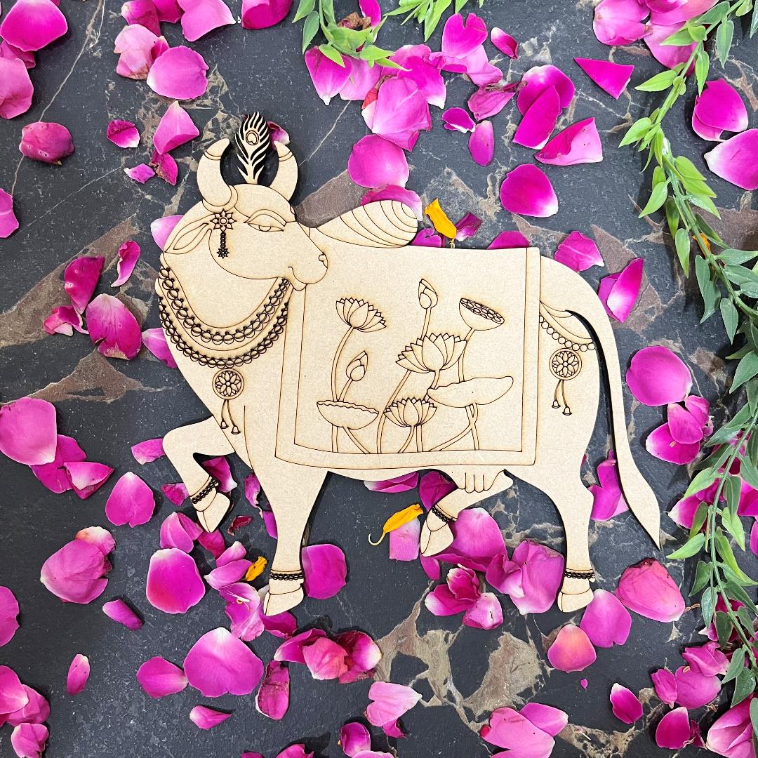 Rajasthani Cutout Motif Pre Mark Vrushab