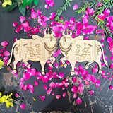 Rajasthani Cutout Motif Pre Mark Vrushab