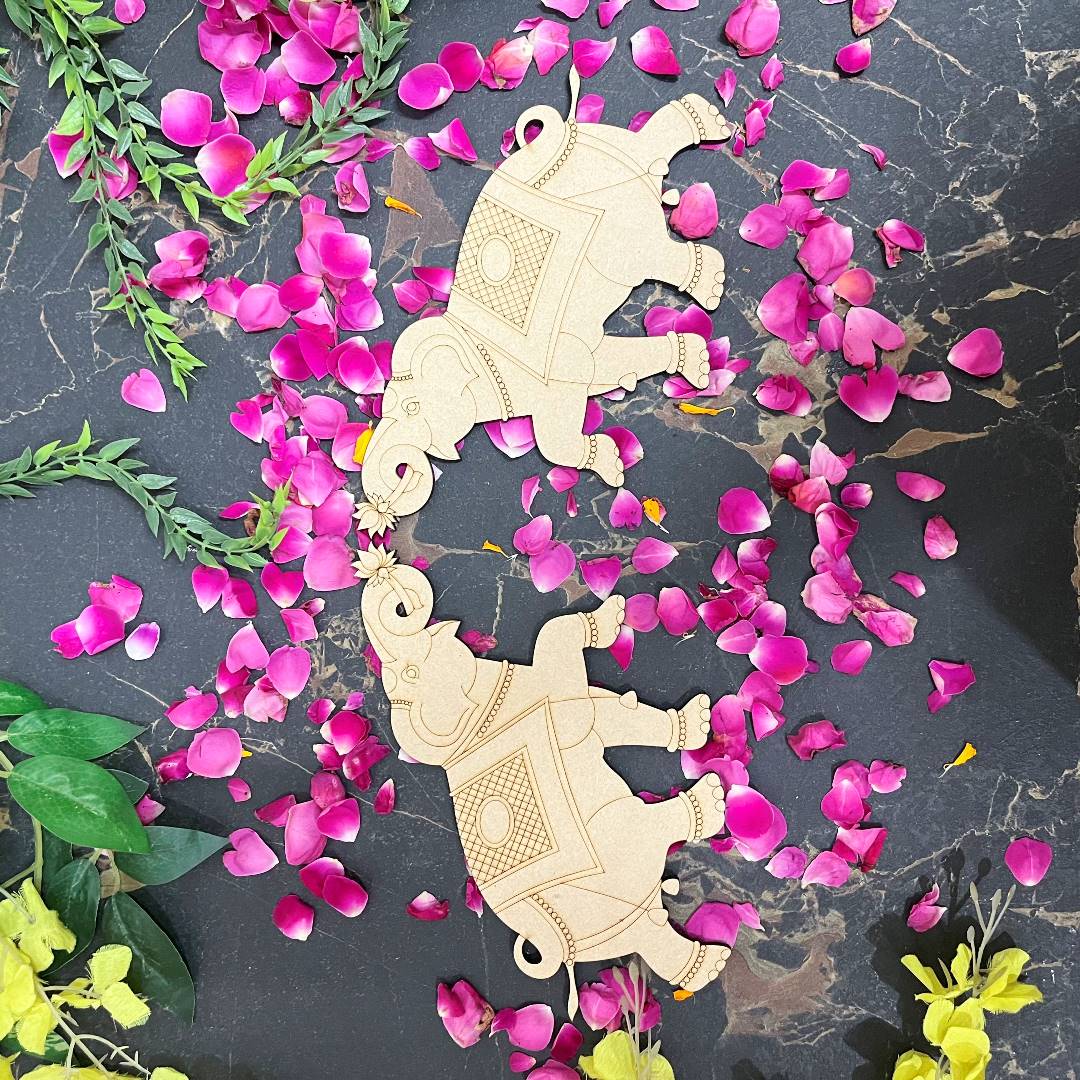 Rajwadi Cutout Motif Pre Mark Gajraj