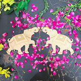Rajwadi Cutout Motif Pre Mark Gajraj