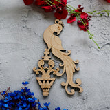 Folk Art Parrot Motif Pre Mark Cutout B