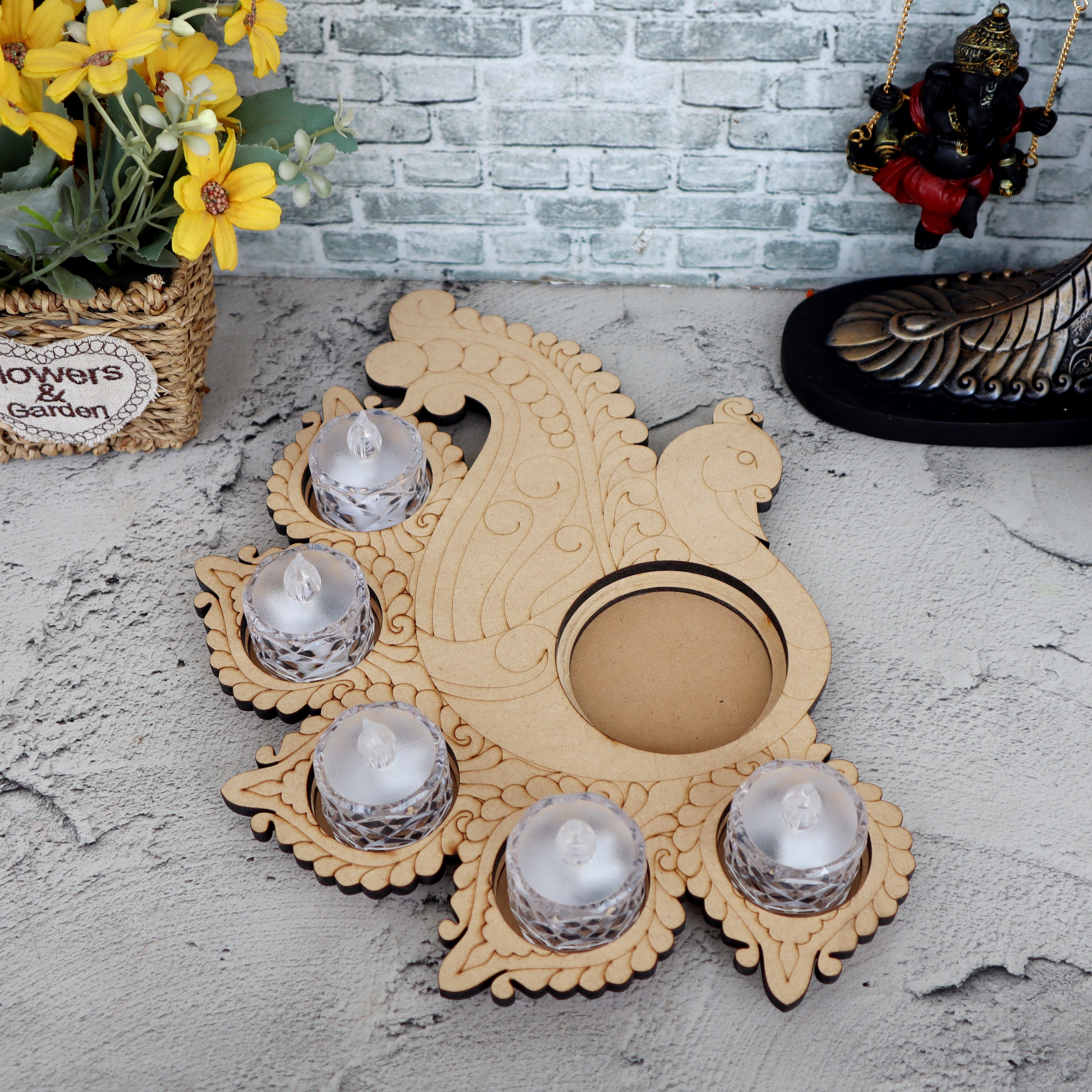 Keki Deepmala T Light Candle Holder