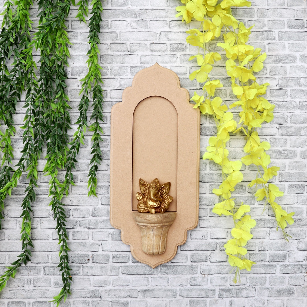 Antique Hand Carved Wood Log Wall Panel Pattern C