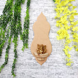 Antique Hand Carved Wood Log Wall Panel Pattern A