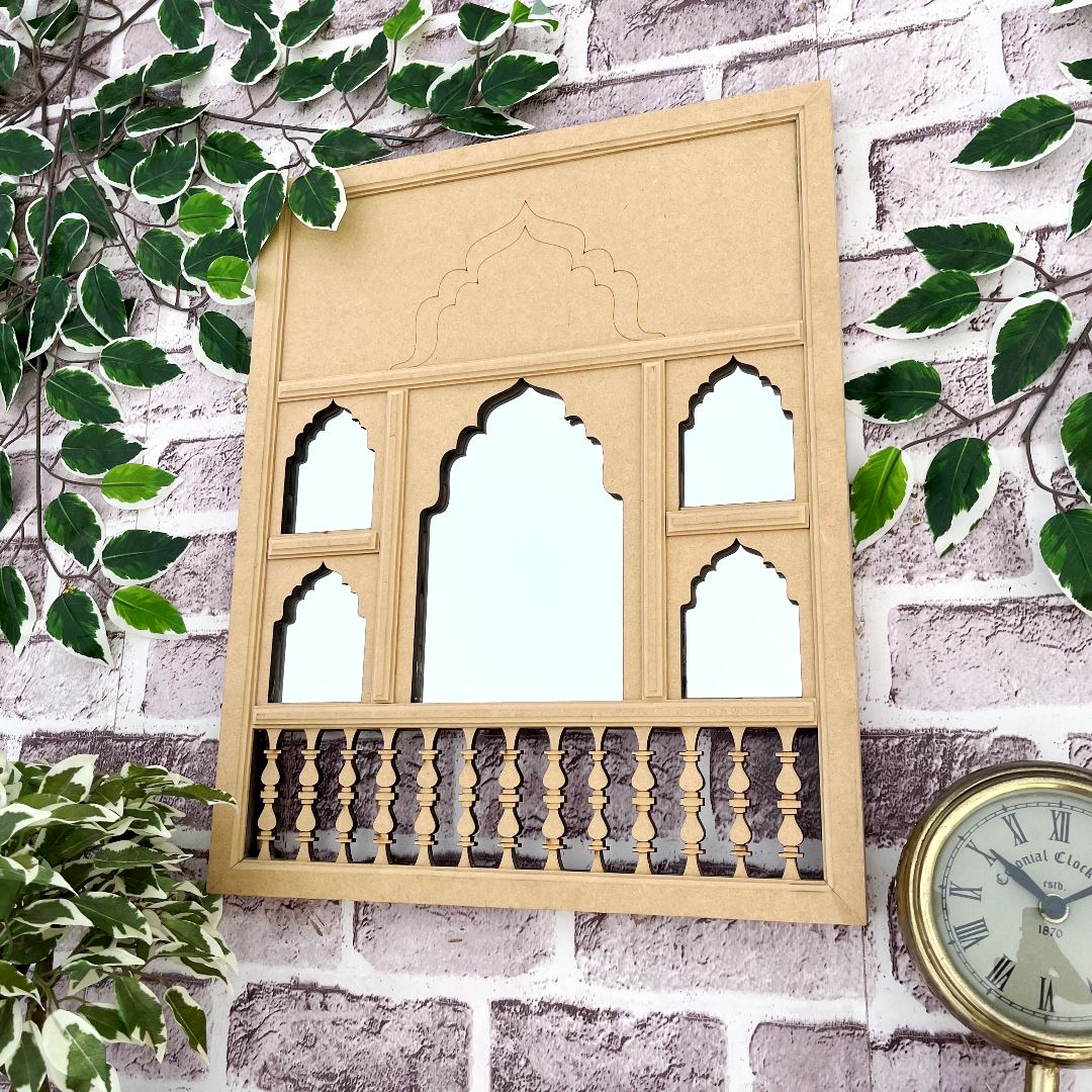 Jodhpuri Rajwadi Jharokha Mirror Pratim