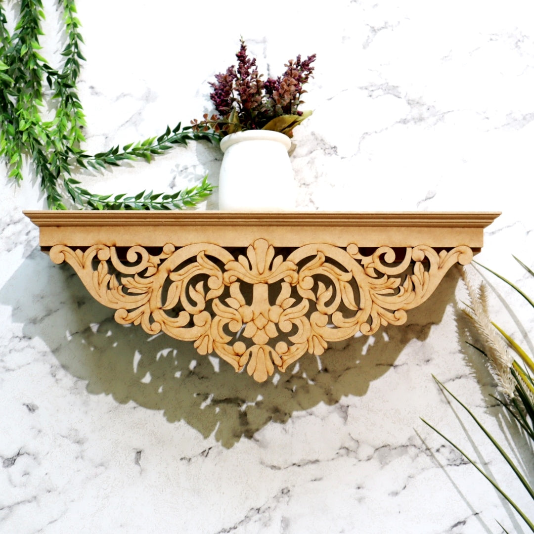 Rajwadi Cornice Pre Marked Shelf Leila