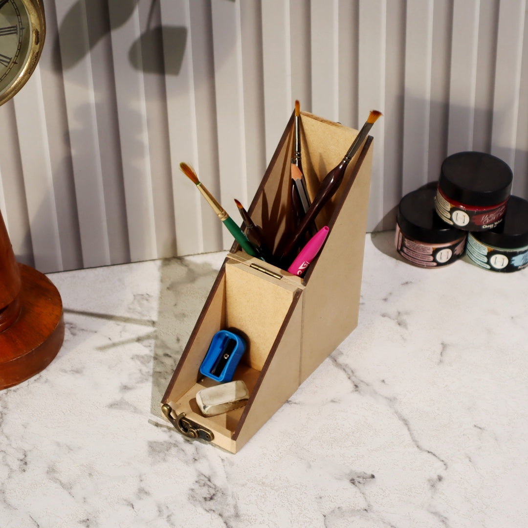 Desk Organizer Pen Stand and Travelling Box