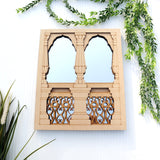 3D Rajwadi Jharokha Mirror Meghla
