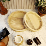 Circle Wooden Tray