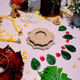 Hand Carved Edge Tea Light Victorian Beauty