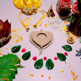 Hand Carved Edge Tea Light Patra