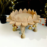 Circle Chauki With Wooden Legs And Bells