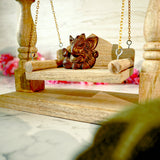 Wooden Kanha ji Ganpati Ji Jhoola A