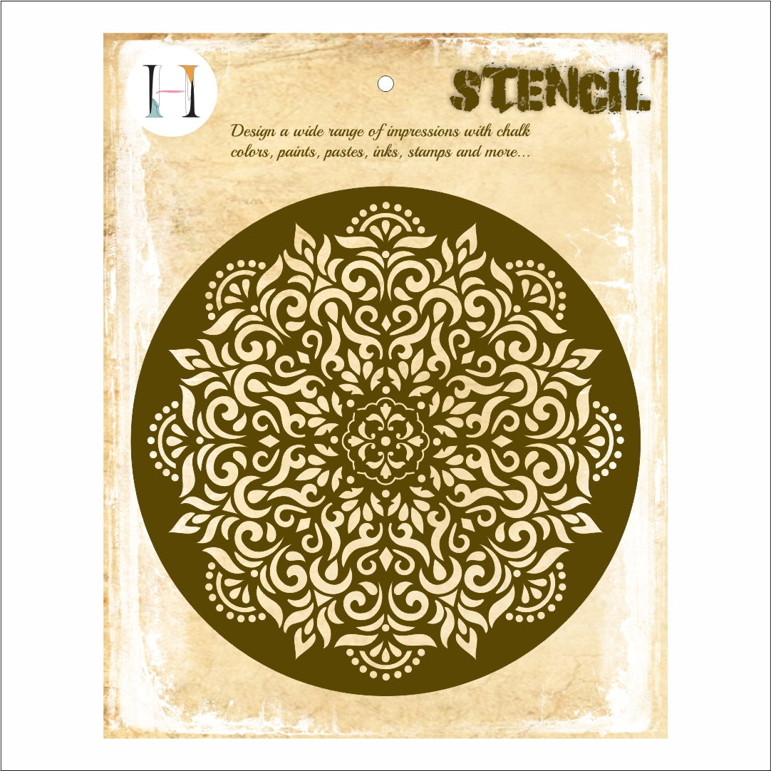 Elite Flourish Mandala Stencil