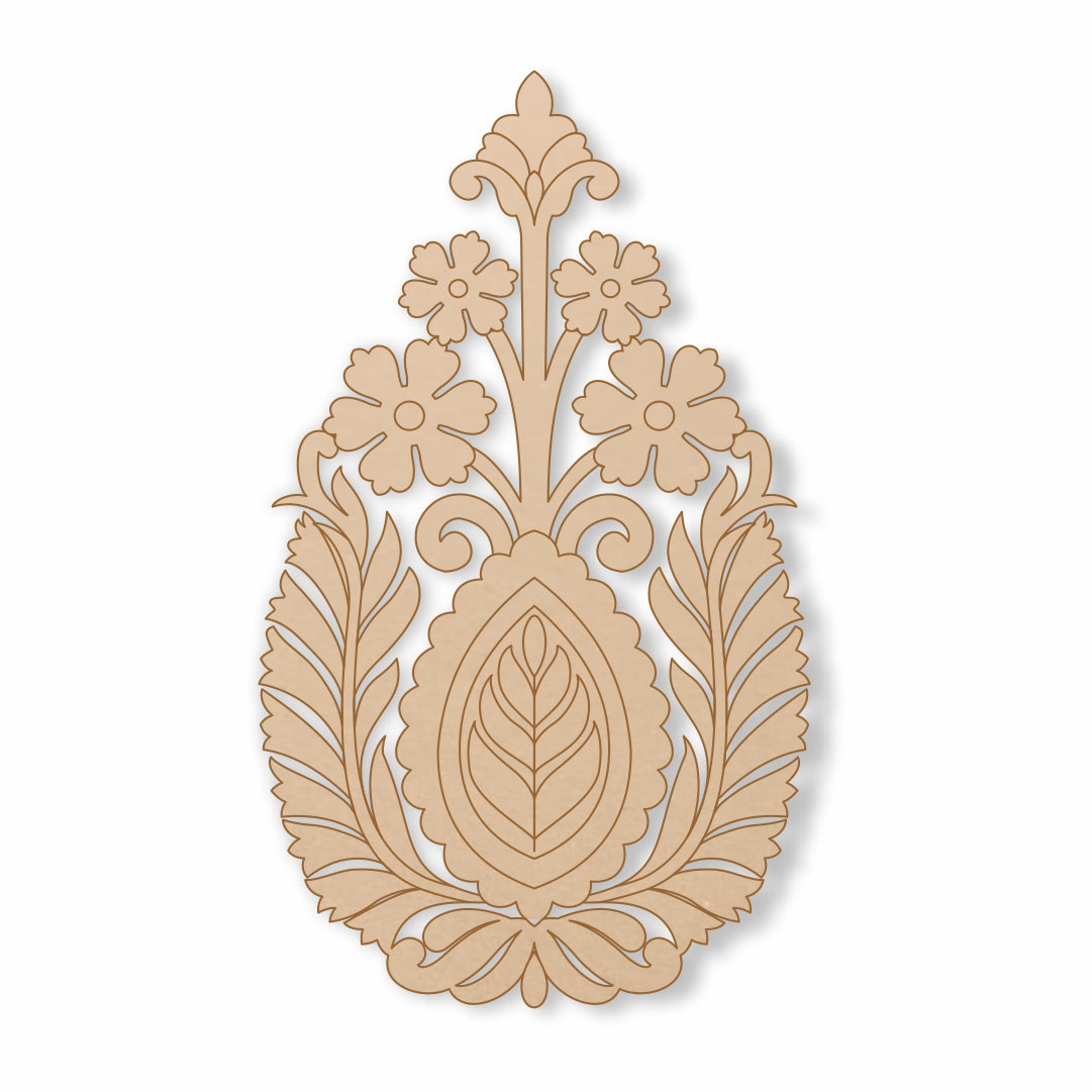 Rajwadi Floral Motif Pre Mark Cutout G