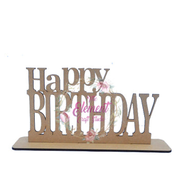 mdf happy birthday cutouts