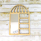 Bird Cage Jewelry Organizer with Mirror