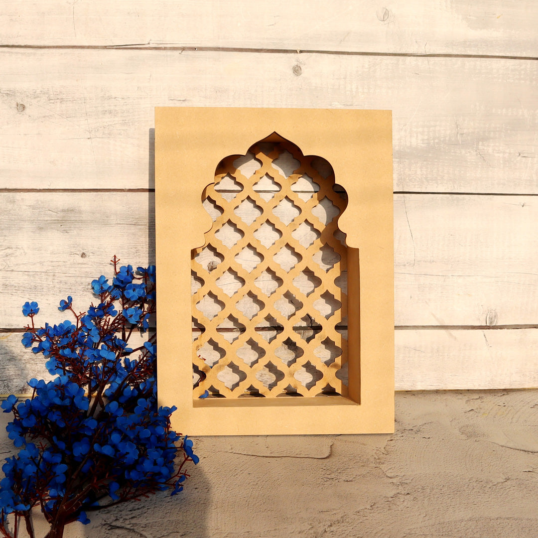 Rajwadi Mughal Styled Jali Jharokha Wall Panel